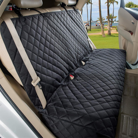 VIEWPETS Bench Car Seat Cover Protector - Waterproof, Heavy-Duty and Nonslip Pet Car Seat Cover for Dogs with Universal Size Fits for Vehicles, Trucks & SUVs