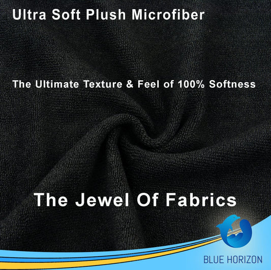 Orange Large Microfiber Cleaning Towels, 36-Pack Dual-Sided Ultra Soft Plush Washcloth, Professional Grade Premium Microfiber Detailing Cloths, Car, Household and Commercial (Orange, 16" x 16")