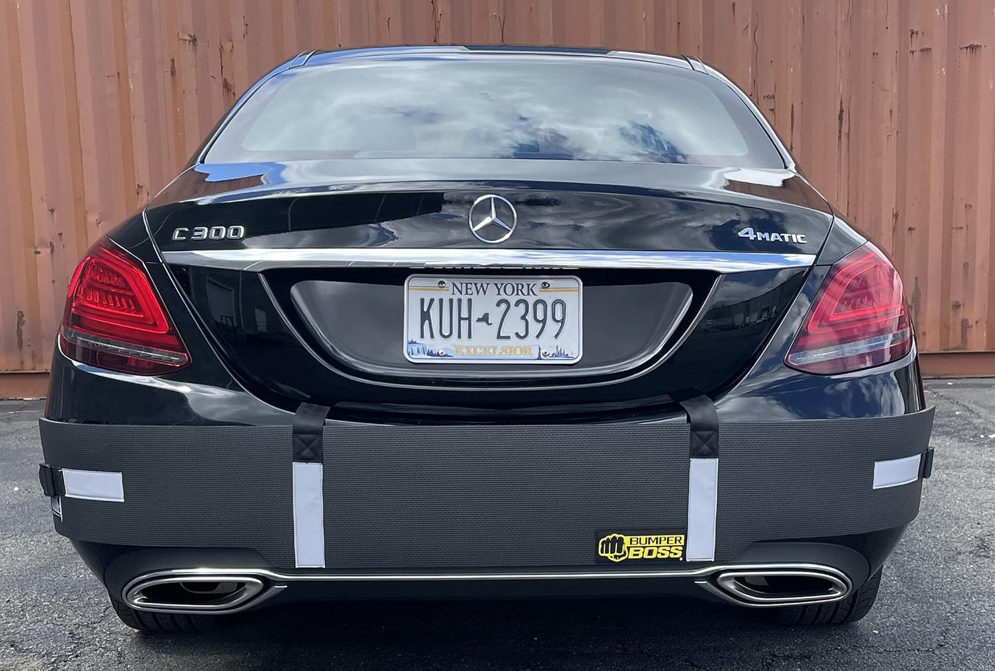 Bumper Guard - New & Upgraded Rear Bumper Protector for Cars and SUVs (76” Wide x 8” Tall)