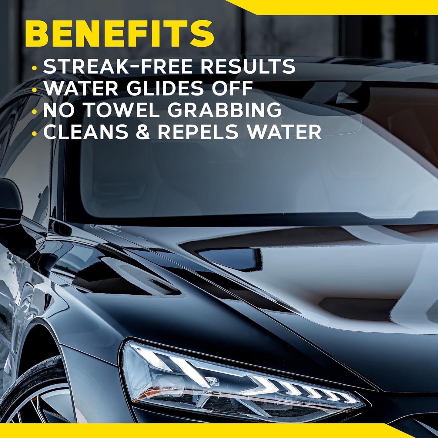 Meguiar's Perfect Clarity Glass Cleaner, Keep Windows, Windshields, and Mirrors Gleaming using a Premium Anti-Hazing Formula that Leaves a Superior Streak Free Finish, 24 Oz