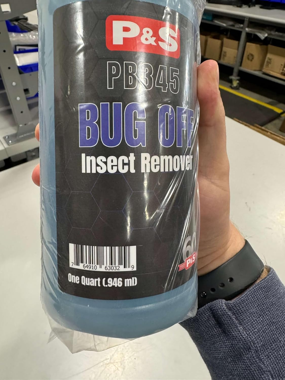 P&S Professional Detail Products Bug Off Insect Remover – Industrial-Strength Bug Splatter Cleaner, Safe for Paint, Trim & Grills, Pre-Wash Treatment, Easy Spray & Rinse Formula - 1 Gallon