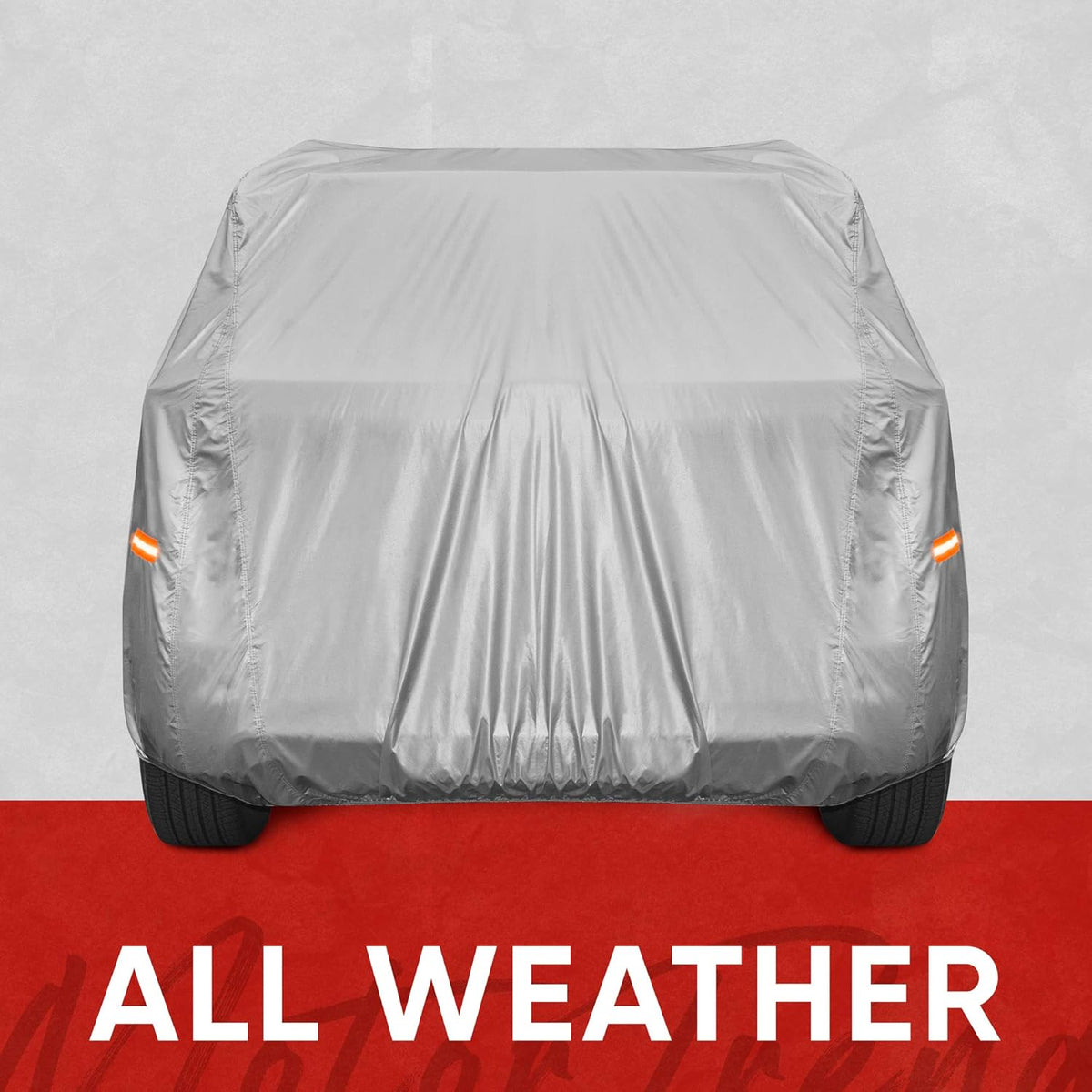 Motor Trend SafeKeeper Heavy Duty Car Cover Waterproof All Weather, Multi-Layered Truck SUV Car Cover for Snow Rain Sun UV Protection, Full Exterior Car Covers for Automobiles (Fits up to 190" Length)
