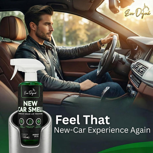 New Car Smell Spray (16oz) – Long Lasting Air Freshener for Cars, Eliminates Odors, Fresh New Car Scent Like Dealership Finish, Made in USA