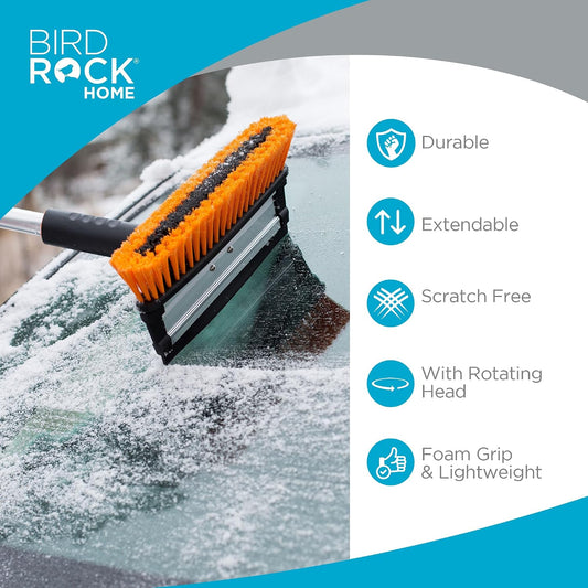 Snow MOOver 39" Extendable Snow Brush with Squeegee & Ice Scraper | Foam Grip | Auto Snow Brush | Auto Ice Scraper | Car Truck SUV