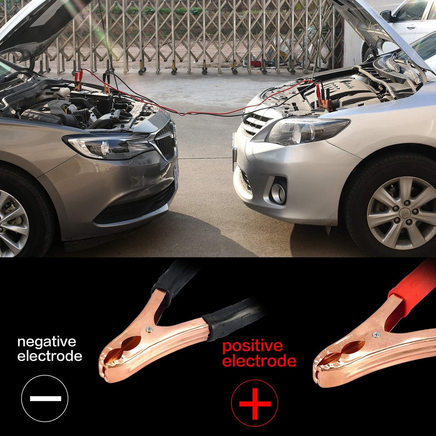 Car Roadside Emergency Kit – Premium, with Jumper Cables, Tow Strap, etc