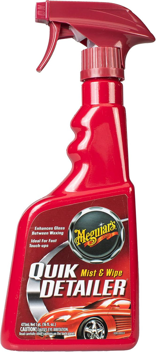 Meguiar's G10240 Smooth Surface XL Clay Kit - Includes 240 Grams of Clay Bars, Quik Detailer Spray Bottle and Microfiber Towel
