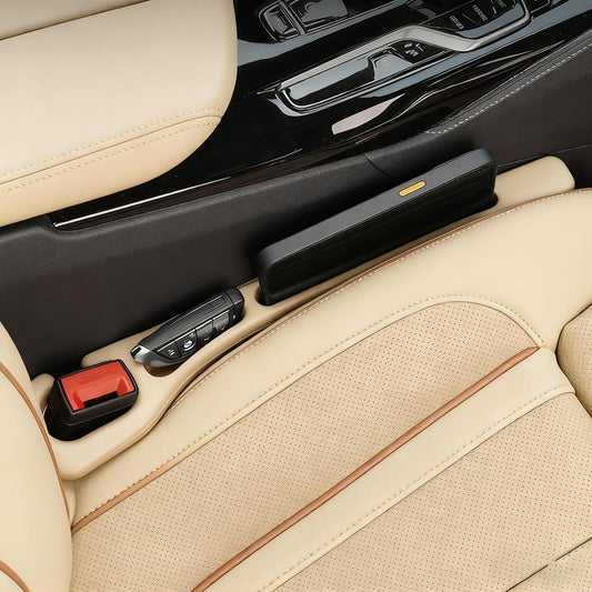 YLXGT Car Seat Gap Filler Organizer Universal for Car SUV Truck Accessories Seat Gap Plug Blocker with Storage Slot Black 2 Pack