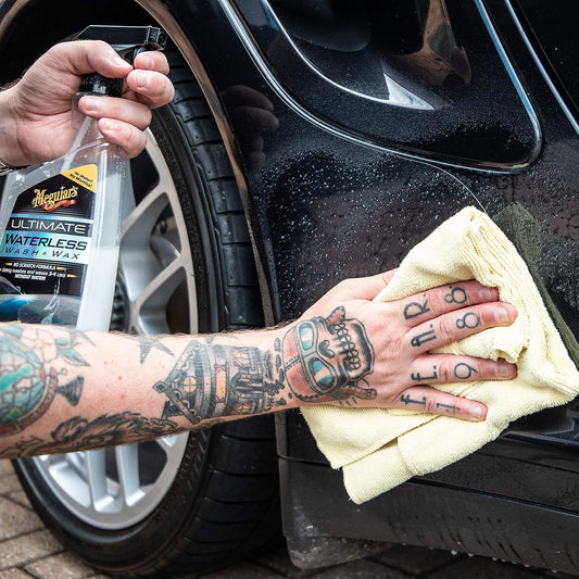 Meguiar's Supreme Shine Microfiber Towels for Cars, Absorbent Ultra-Plush Car Microfiber Towel Set for Effectively Removing Car Care Products Without Leaving Swirls, 3 Pack