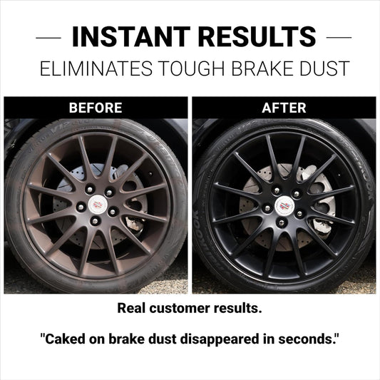 CAR GUYS Wheel Cleaner | Effective Rim and Tire Cleaner | Safe & Versatile Brake Dust Remover for Alloy, Chrome, Aluminum Rims, White Wall Tires, and More! | 18 Oz