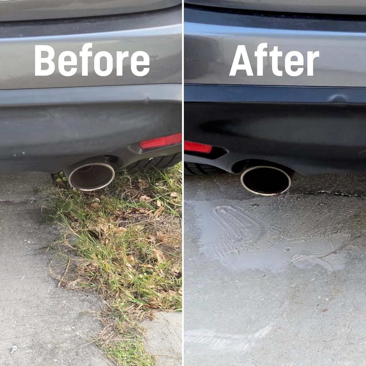 Plastic Restorer for Long-Lasting, Deep Black Results – Restores Faded Plastic, Rubber & Vinyl with UV Protection, Non-Greasy Formula + Foam Applicator, 8oz