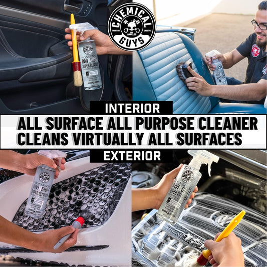 Chemical Guys Nonsense, Odorless Cleaner For Car Interior and Exterior All Purpose Cleaning Spray for Vinyl, Rubber, Plastic, Carpet, Upholstery, and Engine Bays Foaming Deep Cleaning Formula 16 oz