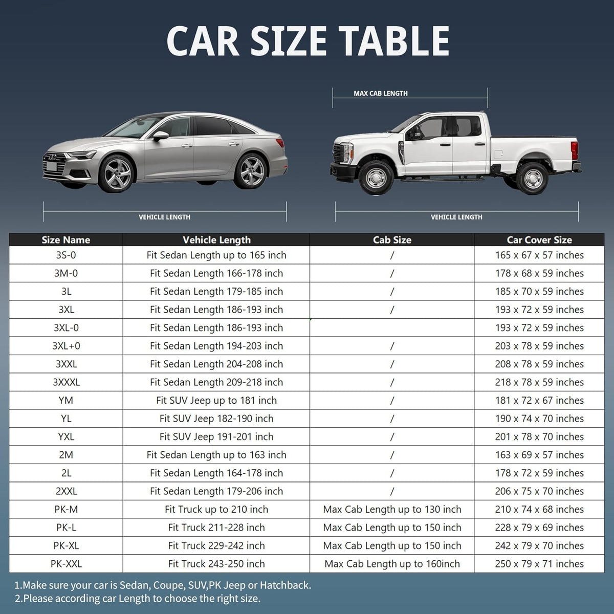 SUV Cover Waterproof All-Weather,Outdoor Full Exterior Car Covers for Automobiles SUV(Length up to 181 inch) with Windshield Sun Shade Universal Fit Subaru CrossTrek,Audi Q3,Soul,Element etc