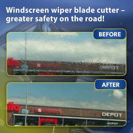 ATG® Wiper Blade Restorer Tool – Fix streaky wipers in seconds – Universal cutter for all car brands – Makes old blades work like new