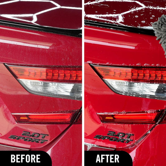 Turtle Wax Hybrid Solutions Ceramic Car Wash and Wax, Gentle pH Neutral Car Cleaner with Extreme Water Beading Paint Protection, High Gloss Spot-Free, Car Wax Shine, Fruity Scent, 48 oz (Pack of 1)