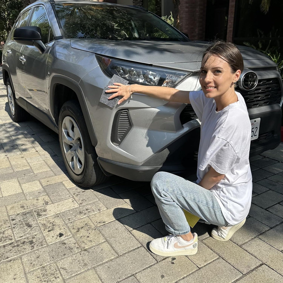 FREEZE2TRIM Breathe Green Nano Sparkle Cloth Car Scratch Remover, Advanced Nanotechnology, Nanosparkle Cloth for Car Scratches Reusable Repair and Buffer Safe for All Cars and Colors