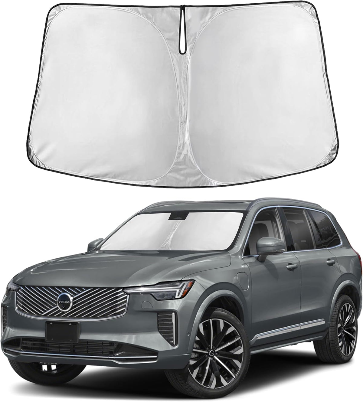 Windshield Sun Shade, Foldable Car Window Shades, 280T Visor Shade - Colors E