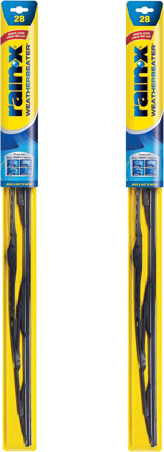 Rain-X 820148 WeatherBeater Wiper Blades, 24" and 18" Windshield Wipers, Automotive Replacement Windshield Wiper Blades That Meet Or Exceed OEM Quality And Durability Standards, (Set of 2)