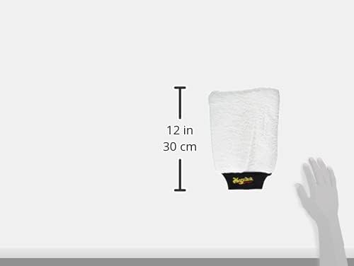 Meguiar's X3002 Microfiber Wash Mitt, Car Wash Mitt for DIY Drivers & Detailers—Designed for Scratch-Free Washing; Use On Exterior Paint and Clear Coat On Cars, Trucks & Suvs