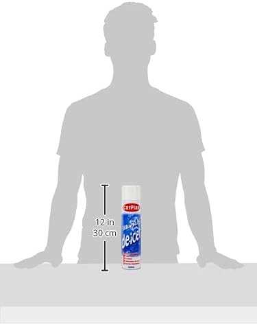 CarPlan Blue Star De-Icer Spray, 21 fl oz - Fast-Acting Aerosol Defroster for Car Windshield and Windows, Works in Extreme Cold -20C