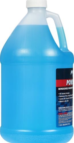 Prime Guard -35°F All Season Blast Windshield Washer Fluid | De-Icer Formula, Removes Ice, Bugs & Road Grime | Ready-to-Use & Safe for All Vehicles | 1 Gallon