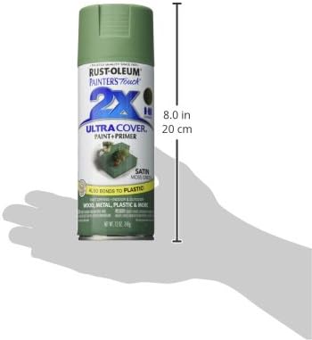 Rust-Oleum 334029 Painter's Touch 2X Ultra Cover Spray Paint, 12 oz, Gloss Clear - Colors D