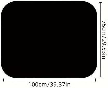 Universal Car Trunk Mat 29" x 39",Purple Colorful Flowers All Weather Trunk Protection Cargo Liner, Durable Cargo Mat Rear Trunk Liner,Stylish Vehicle Interior Accessories Suitable for Most Car Models