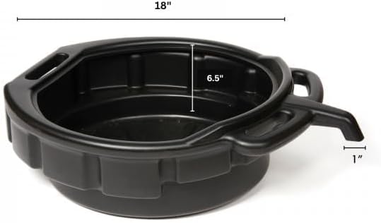 4Galln Oil Drain Pan W/1'