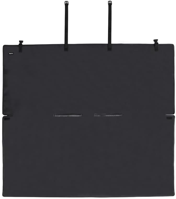 Amazon Basics Waterproof Dog Car Seat Cover, Scratch Proof Protector for Pet, Car Back Bench, 56 x 47 inch, Black