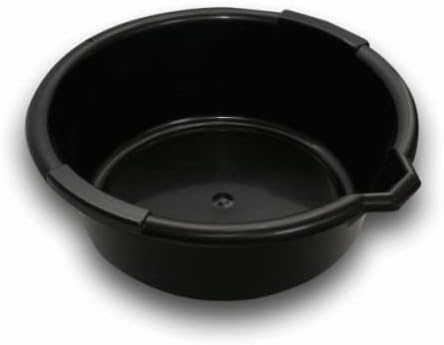 Funnel King 32950 Oil Drain Pan, Length 13 1/2", Height 4 1/2", Made in USA, Black