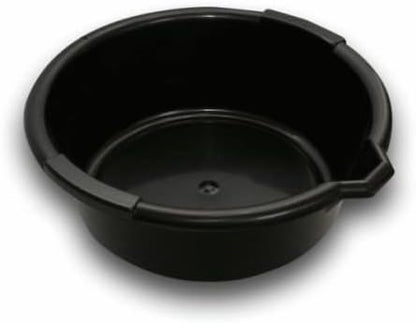 Funnel King 32950 Oil Drain Pan, Length 13 1/2", Height 4 1/2", Made in USA, Black