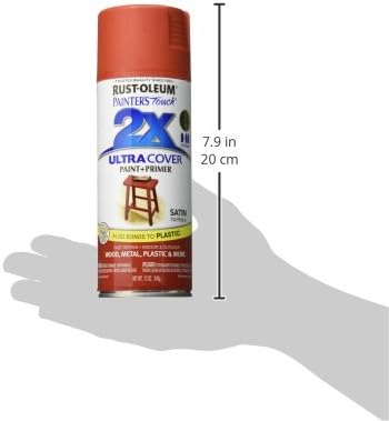Rust-Oleum 334029 Painter's Touch 2X Ultra Cover Spray Paint, 12 oz, Gloss Clear - Colors E