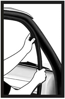 Edge Trim Black Large, Fits Edge 1/4 Inch, Length 10 Feet (3.05 Meter)