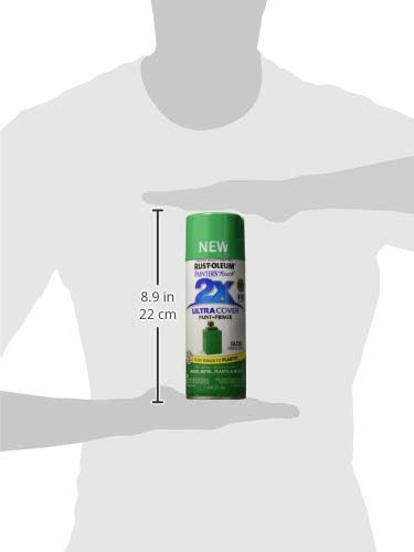 Rust-Oleum 334029 Painter's Touch 2X Ultra Cover Spray Paint, 12 oz, Gloss Clear - Colors E