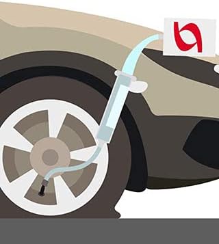 TireJect Automotive Compact Car 2-in-1 Tire Sealant & Bead Sealer Kit for tire Repair of leaks and punctures