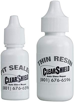 Clearshield Windshield Repair Kit - Window Rock Chip Repair Kit - Cracked Windshield Repair Kit - Auto Glass Repair Kit for 200+ Repairs