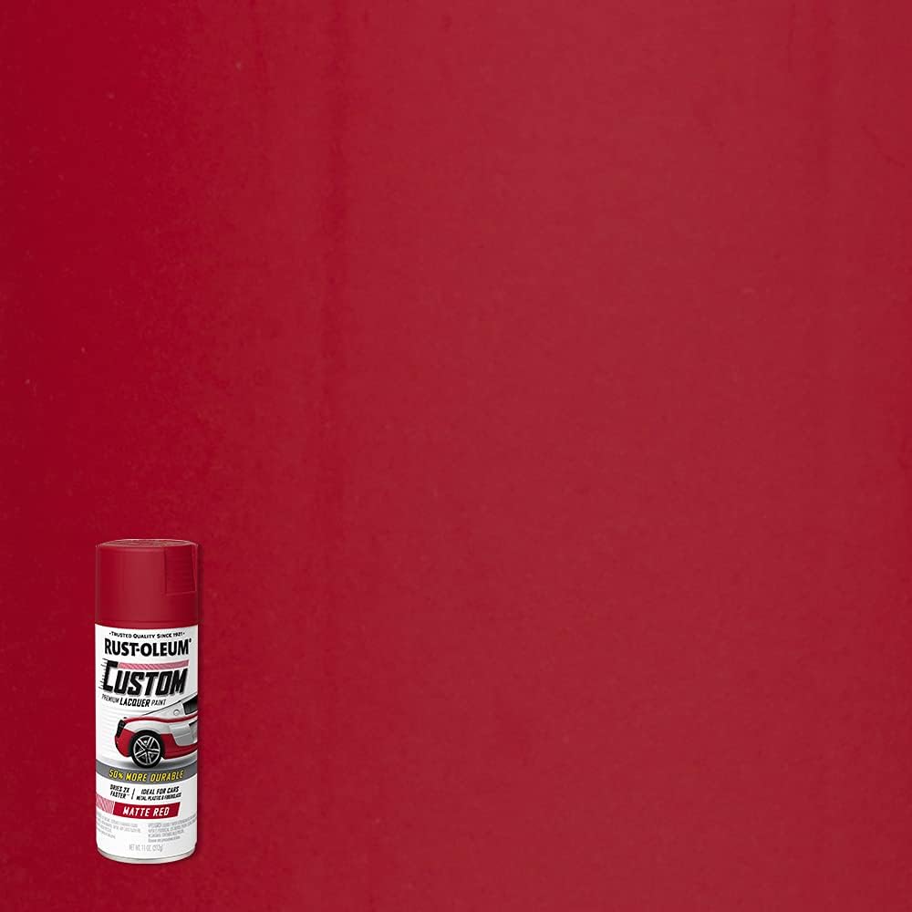 Rust-Oleum 323383 Automotive Custom Lacquer Spray Paint, 11 oz, Gloss Clear