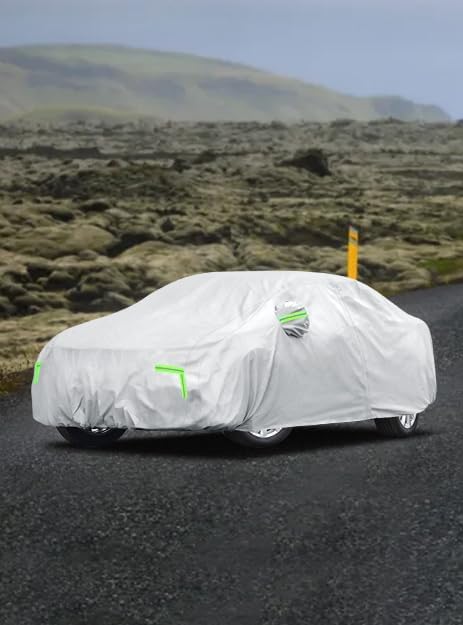 Car Cover Custom Fit for Honda CRV 1997-2025,Toyota RAV4 1996-2025, 6 Layers Truck Cover Waterproof All Weather for Automobiles,Outdoor Full Exterior Cover,Rain, Sun, Wind Protection,Black