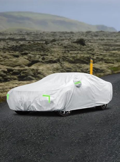 Car Cover Custom Fit for Honda CRV 1997-2025,Toyota RAV4 1996-2025, 6 Layers Truck Cover Waterproof All Weather for Automobiles,Outdoor Full Exterior Cover,Rain, Sun, Wind Protection,Black
