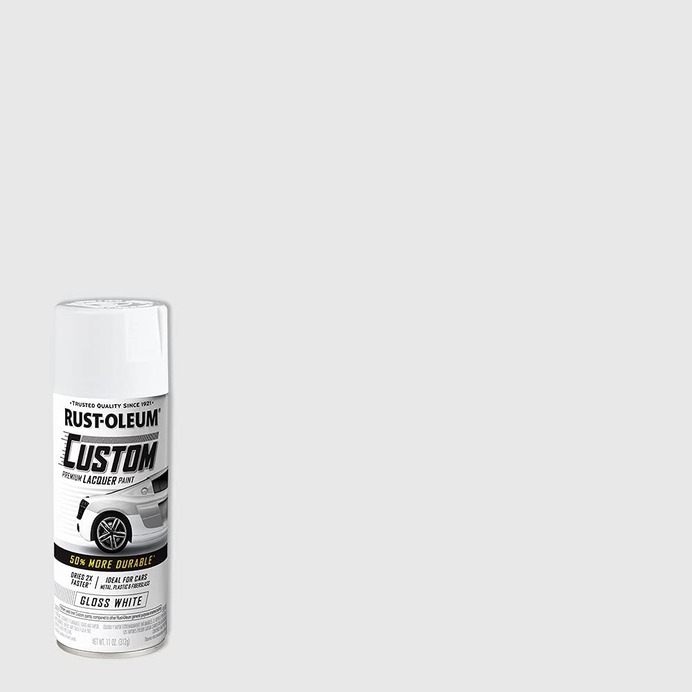 Rust-Oleum 323383 Automotive Custom Lacquer Spray Paint, 11 oz, Gloss Clear