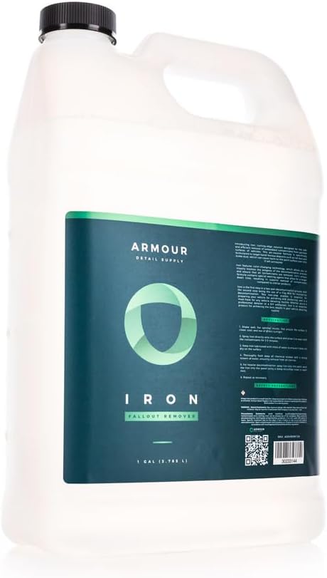 Armour Detail Supply - Iron - Iron, Brake Dust & Fallout Remover - Low-Odor, Non-Acid, pH-Neutral Formula for Removing Ferrous Material from Wheels and Painted Surfaces - 16 oz