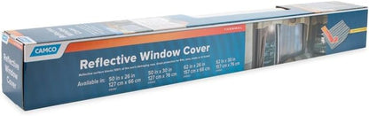 Camco 45164 62" x 30" SunShield Reflective Window Cover