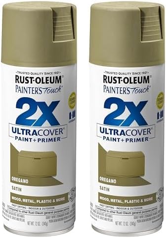 Rust-Oleum 334029 Painter's Touch 2X Ultra Cover Spray Paint, 12 oz, Gloss Clear - Colors C