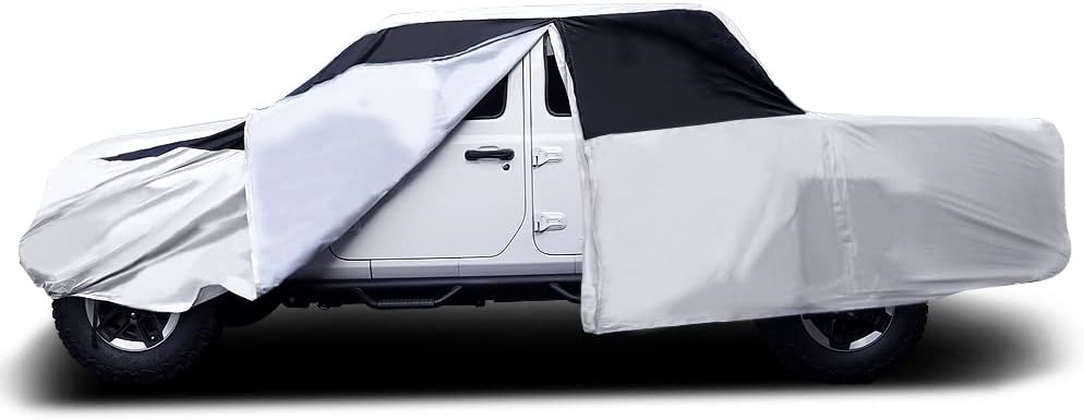 Titan Premium Multi-Layer PEVA Car Cover for Compact SUV 170-187". Waterproof, UV Protection, Anti-Scratch Protective Lining, Driver-Side Zippered Opening. Fits Rav4, Rogue, CR-V and More.