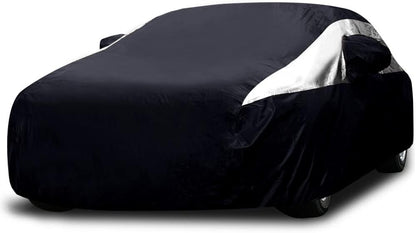 Titan Premium Multi-Layer PEVA Car Cover for Compact SUV 170-187". Waterproof, UV Protection, Anti-Scratch Protective Lining, Driver-Side Zippered Opening. Fits Rav4, Rogue, CR-V and More.