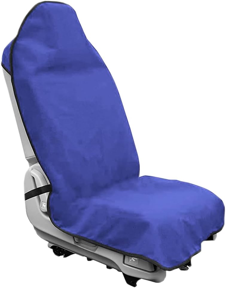Waterproof Sweating Car Seat Cover for Post Gym Workout, Running, Swimming, Beach and Hiking, Universal Fit Non-Slip Towel Bucket Seat Protector for Cars SUV Trucks, Machine Washable (Grey)