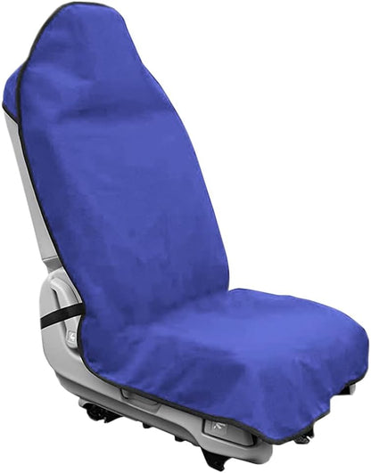 Waterproof Sweating Car Seat Cover for Post Gym Workout, Running, Swimming, Beach and Hiking, Universal Fit Non-Slip Towel Bucket Seat Protector for Cars SUV Trucks, Machine Washable (Grey)