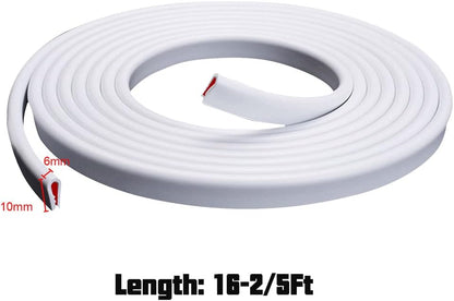 Winunite 32.8ft (10m) Car Door Edge Guards Clear – Self-Adhesive PVC, U-Shaped, Fits Most Vehicles, Scratch- and Chip-Resistant – Reduces Dings in Parking Lots