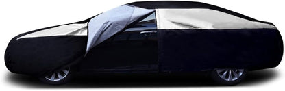 Titan Premium Multi-Layer PEVA Car Cover for Compact SUV 170-187". Waterproof, UV Protection, Anti-Scratch Protective Lining, Driver-Side Zippered Opening. Fits Rav4, Rogue, CR-V and More.