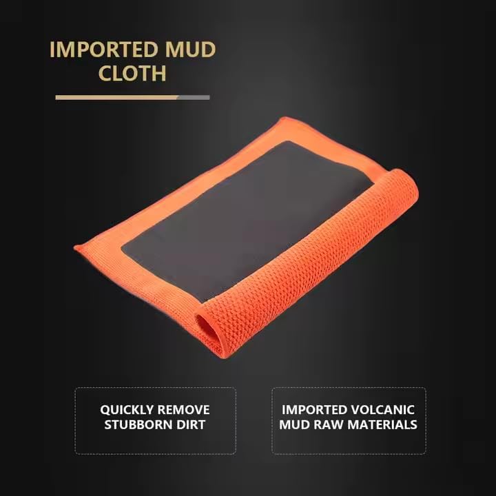 SPTA Clay Mitt, Pro Medium Grade Clay Bar Infused Mitt, Car Detailing Glove Quickly Removes Debris from Your Paint, Glass, Wheels, & More -CB306