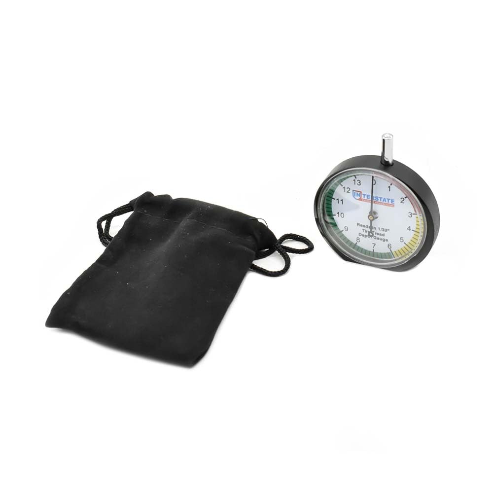 Interstate Pneumatics TG32 Professional Dial Type Tire Tread Depth Gauge